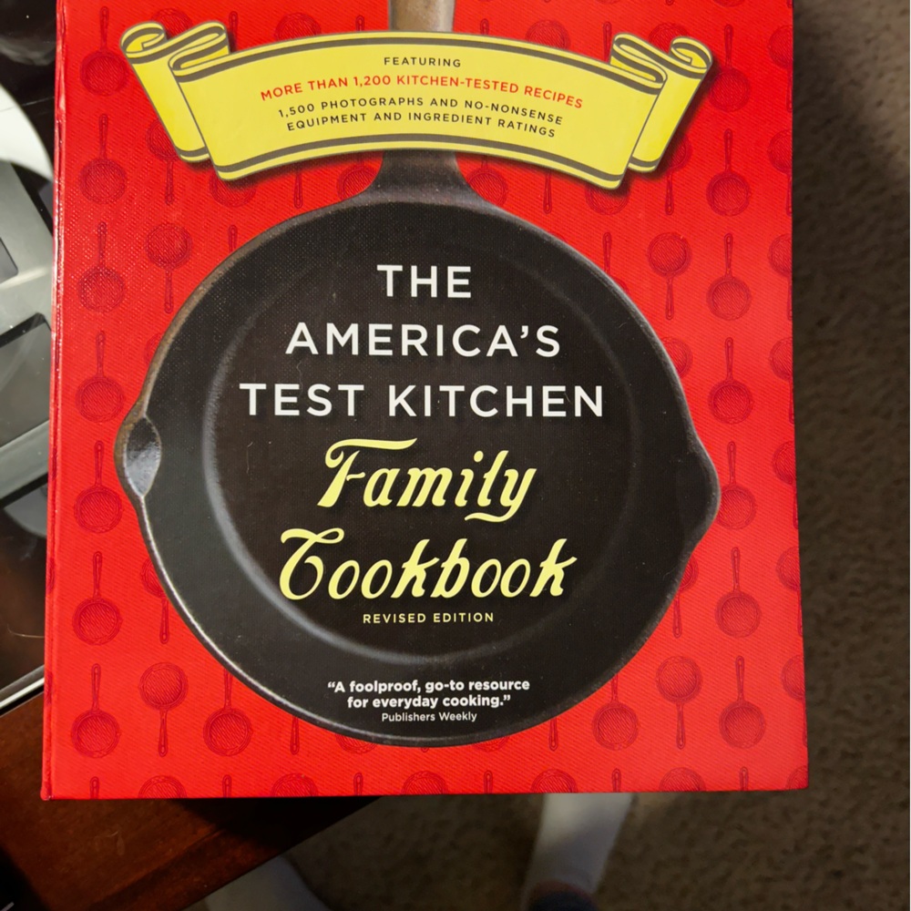 Vintage cookbook. America’s Test Kitchen